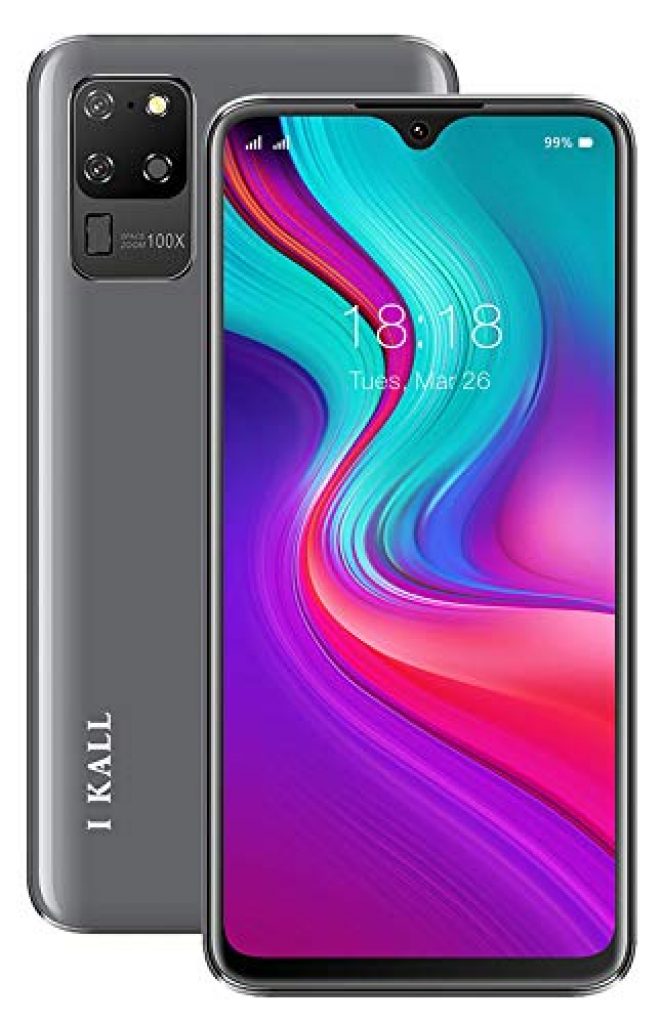 I KALL K280 Smartphone 4G Volte (6.26 Waterdrop IPS Display, 3GB Ram, 32GB Storage) (Grey)