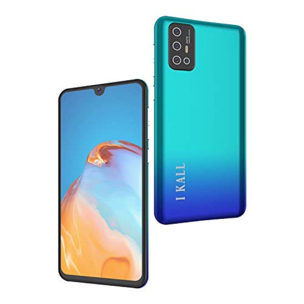 I KALL K380 Smartphone (7.12 Inch IPS Display, 4GB Ram, 32GB Storage, Volte) (Blue)