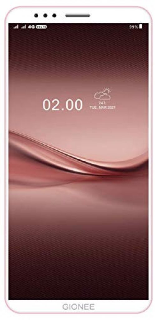 Xifo Gionee S11 4G Volte Smartphone with Fingerprint Sensor Android 7.1 Naugat (4GB, 64GB) in Pink Colour