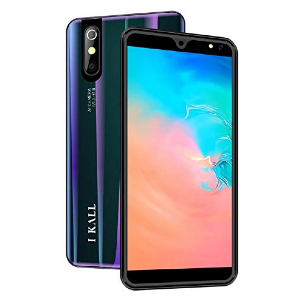 I KALL K200 4G Smartphone (5.5 Inch IPS Display, 2GB Ram, 16GB Storage, Volte) (Blue)