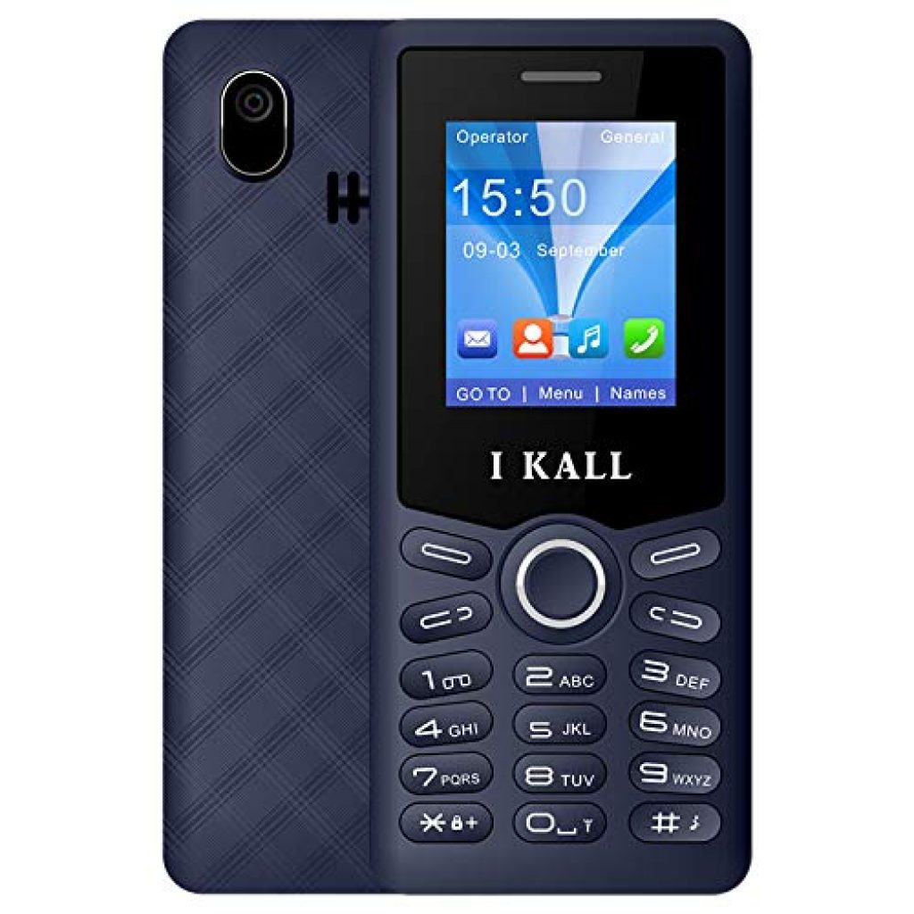 I KALL K23 Premium Keypad Mobile (Dual Sim, 1000 mAh) (Blue)