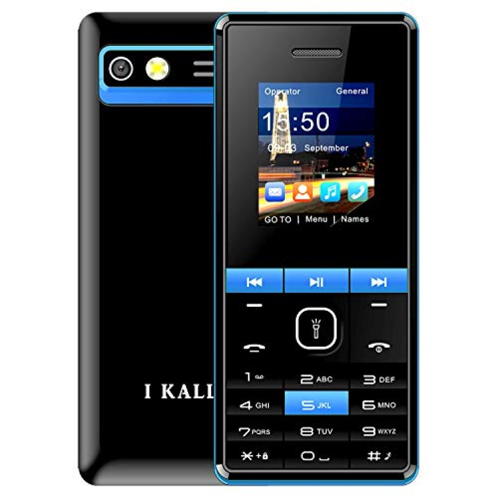 I KALL K48 Dual Sim Premium Mobile (1.8 Inch, 1500 mAh) (Blue)