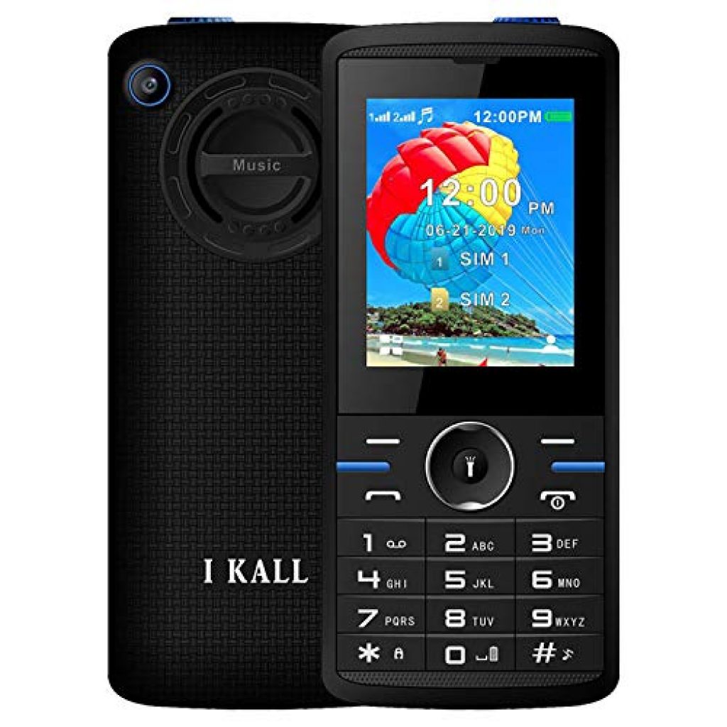 I KALL K54 Premium Keypad Mobile (1.8 Inch, Dual Sim) (Blue)