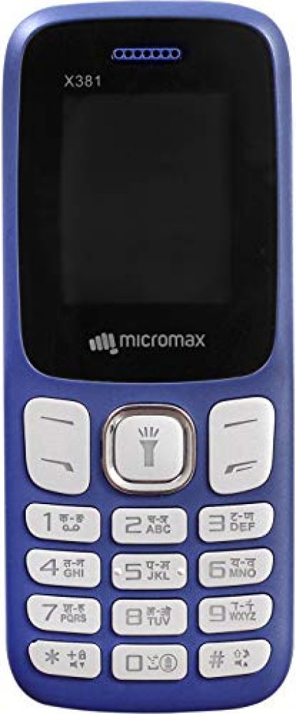 Micromax X381 1.77 inch Phone (Blue)