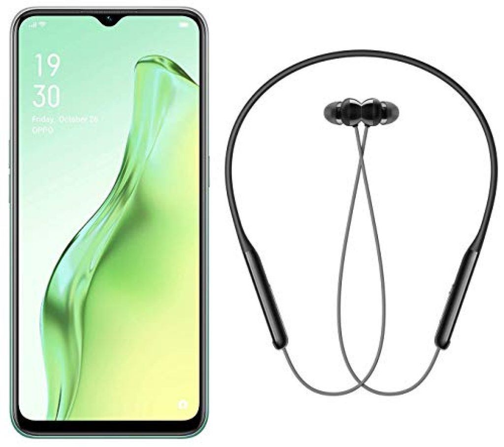 OPPO A31 (Mystery Black, 6GB RAM, 128GB Storage) + OPPO ENCO M31 Wireless in-Ear Earphone with Mic (Black)