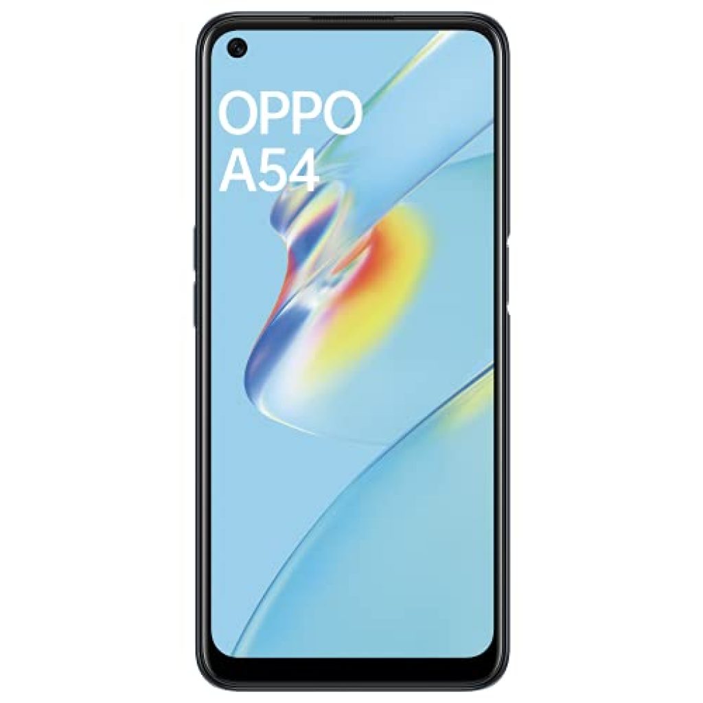 Oppo A54 (Crystal Black, 4GB RAM, 128GB Storage) with No Cost EMI/Additional Exchange Offers