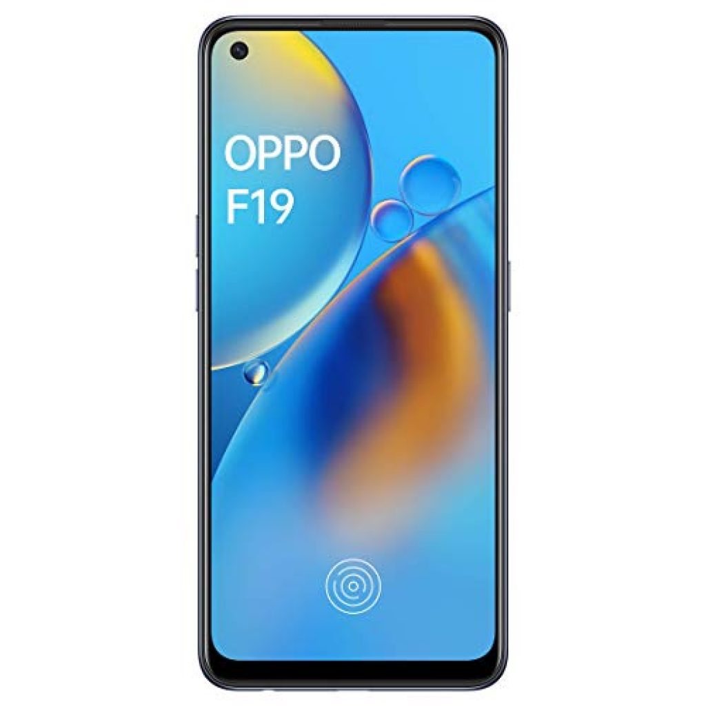 Oppo F19 (Prism Black, 6GB RAM, 128GB Storage) with Free 12 Months Damage Protection