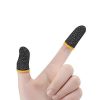 REDOCKS Pro Gamming Touchscreen Finger Sleeve Or Gloves with Carbon-Silver Fibre for Call of Duty, Pubg Mobile, Free Fire for Aiming Shooting and Moving Smoothly Compitable with All Mobiles and Games