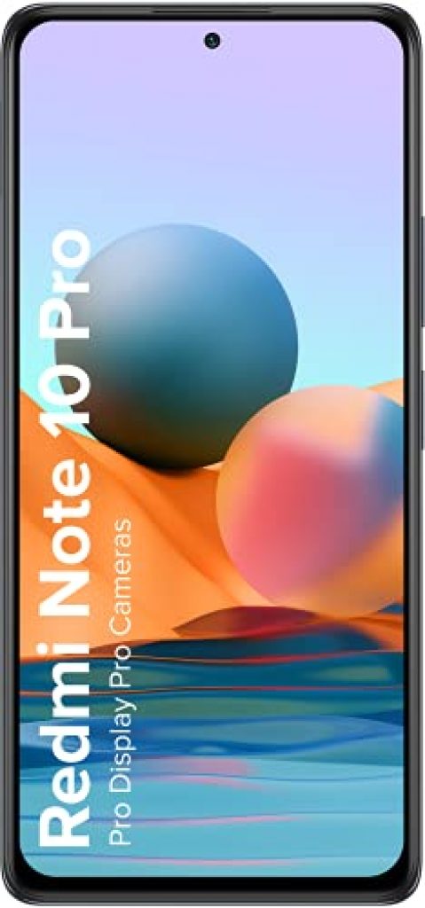 Redmi Note 10 Pro (Dark Night, 6GB RAM, 64GB Storage) -120Hz Super Amoled Display | 64MP with 5MP Super Tele-Macro