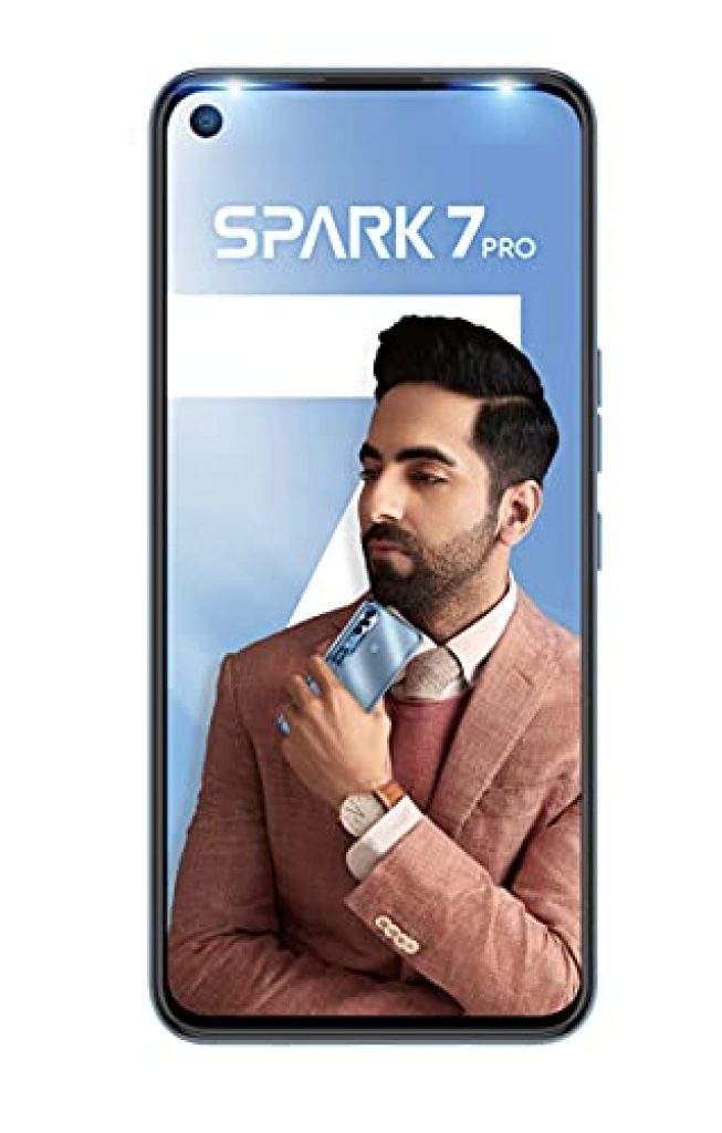 Tecno Spark 7 Pro (Alps Blue, 4GB RAM 64GB Storage)