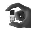 Vaku Luxos ® World’s Smallest Dual-Sim Nano Phone with Voice Changer, Alarm, Bluetooth and More (Silver)