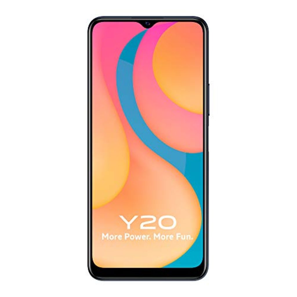 Vivo Y20 (Obsidian Black, 6GB RAM, 64GB Storage) with No Cost EMI/Additional Exchange Offers