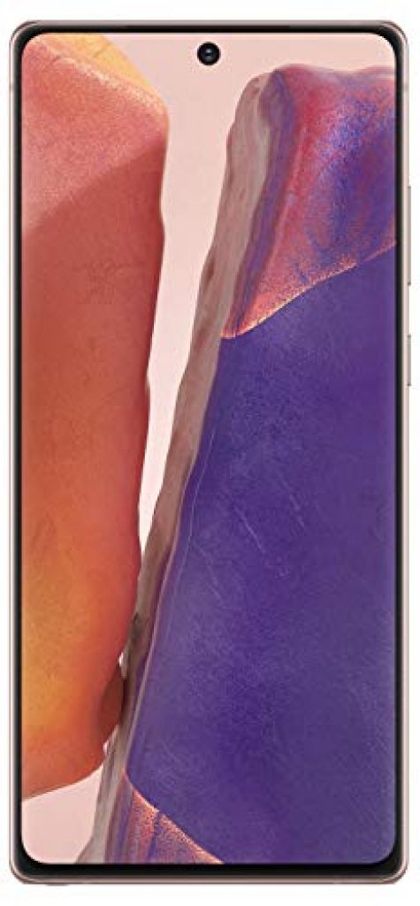Samsung Galaxy Note 20 (Mystic Bronze, 8GB RAM, 256GB Storage) Without Offer