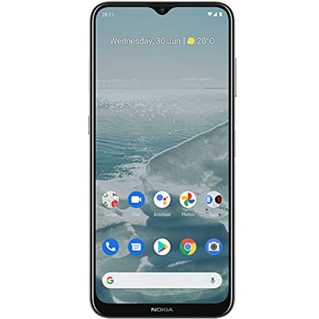 Nokia G20 Smartphone, Dual SIM 4G, 4GB RAM/64GB Storage, 48MP Quad Camera with 6.5” (16.51 cm) Screen | Silver
