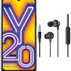 Vivo Y20i (Nebula Blue, 3GB RAM, 64GB Storage) with No Cost EMI/Additional Exchange Offers + vivo Color Wired Earphones with Mic and 3.5mm Jack (Black)