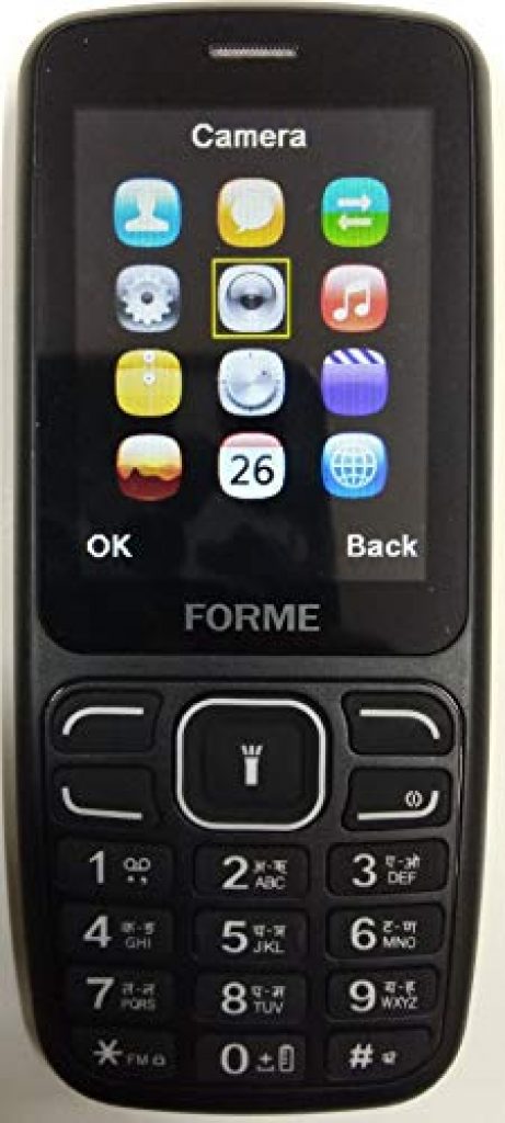 FORME U30 Dual Sim 2.4″ Big Screen KEYPAD Mobile with 2500mah Battery or Magic Voice System and King Voice, Black