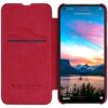 Nillkin Case for Huawei Honor View 20 / Honor V20 V 20 Qin Genuine Classic Leather Flip Folio + Card Slot Red Color