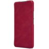 Nillkin Case for Xiaomi Mi 11 Lite 4G / 5G (6.55″ Inch) Qin Genuine Classic Leather Flip Folio + Card Slot Red Color
