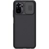 Nillkin Case for Xiaomi Redmi Note 10 / Note 10S (6.43″ Inch) CamShield Slider Camera Close & Open Case Protect Black Color PC Finish