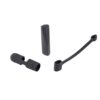 Spograde 3 Pieces Silicone Protector for Apple Pencil Cap/Nib Cover/for iPhone Cable Adapter Tether Holder for Apple iPad Pro Pencil -Gray