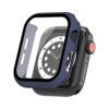 XMUXI Compatible for Apple Watch Case 40mm 44mm with Screen Protector Matte Black Protective Case Replacement for IWatch Cover Screen Guard Series 6 SE 5 4 (Watch is NOT Included) (44mm,#14 Blue)