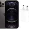 New Apple iPhone 12 Pro (128GB) – Graphite with Apple 20W USB-C Power Adapter