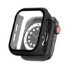 XMUXI Compatible for Apple Watch Case 40mm 44mm with Screen Protector Matte Black Protective Case Replacement for IWatch Cover Screen Guard Series 6 SE 5 4 (Watch is NOT Included) (40mm,#1 Black)