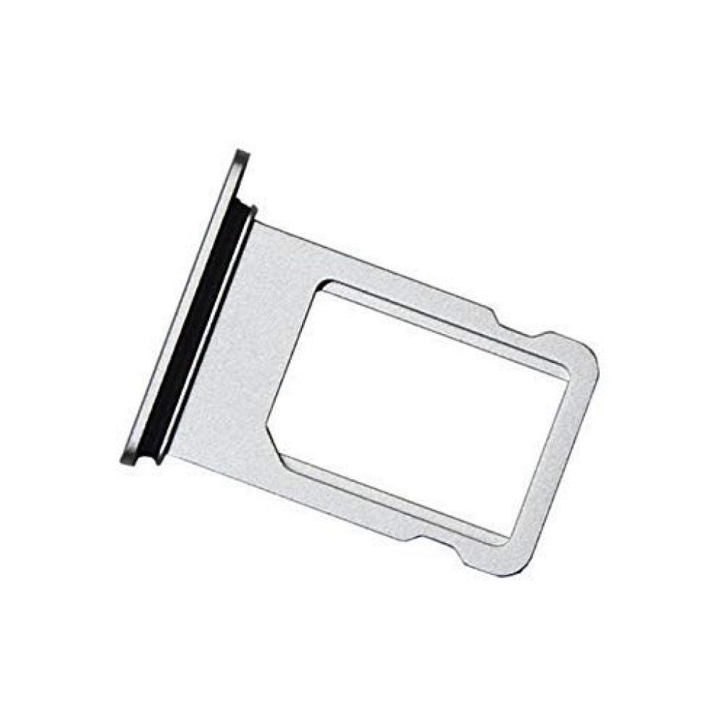 MOBILE MENIA sim Tray Holder Compatible for Apple i Phone 4 (Silver)
