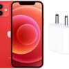 New Apple iPhone 12 (128GB) – (Product) RED with Apple 20W USB-C Power Adapter