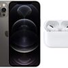 New Apple iPhone 12 Pro Max (128GB) – Graphite with Apple AirPods Pro