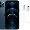 New Apple iPhone 12 Pro Max (512GB) – Pacific Blue with Apple 20W USB-C Power Adapter