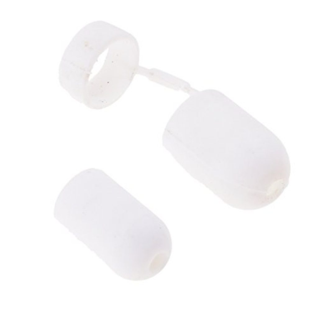 Phenovo Silicone Rubber Gel for Apple Pencil Cap Holder/Keeper Cover + Stylus Replacement Cap White