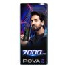 Tecno POVA 2 (Energy Blue, 4GB RAM, 64GB Storage)| 7000mAh Battery | 48MP Camera | Helio G85