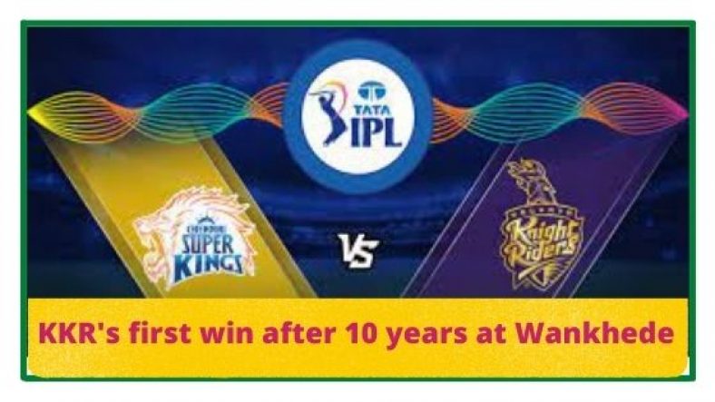 KKR's first win after 10 years at Wankhede