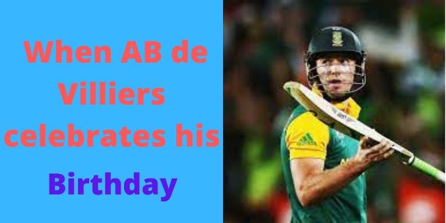 Happy Birthday AB de Villiers