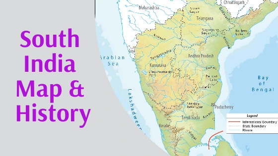 South India Map and History