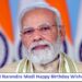 PM Narendra Modi Happy Birthday Wishes