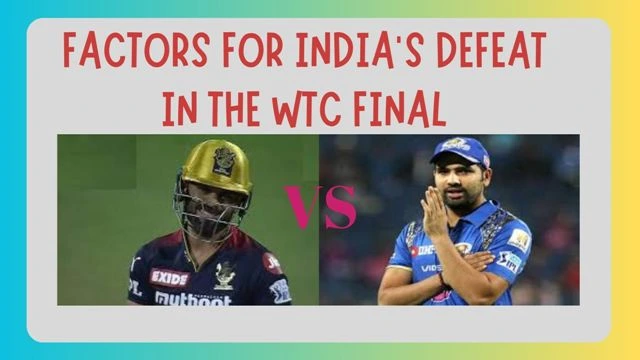 India's Defeat in the WTC Final