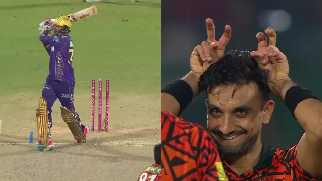 Harshal Patel’s Hilarious Celebration After Jaydev Unadkat Castles Sunil Narine In IPL 2025