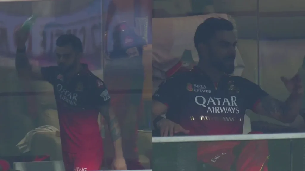 Virat Kohli furiously smashes bottle in dressing room as outside off-stump weakness haunts him in Qualifier 1