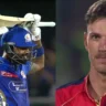 Hardik Pandya in total disbelief after being dismissed by Marco Jansen in PBKS vs MI clash