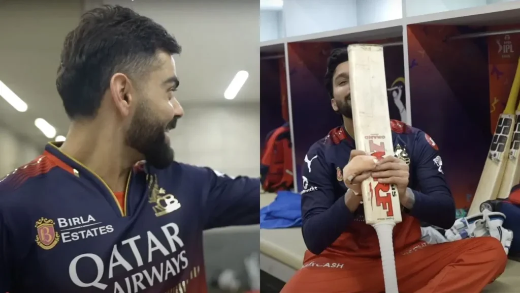 Virat Kohli gifts bat to Rajat Patidar as RCB end IPL trophy drought