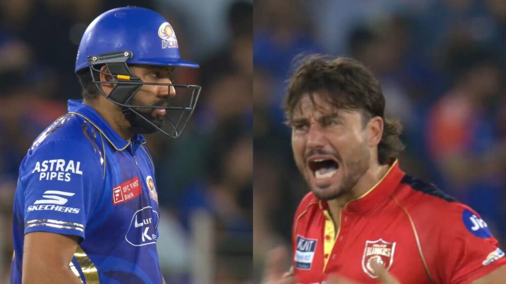 Marcus Stoinis Gives Rohit Sharma An Aggressive Send-Off