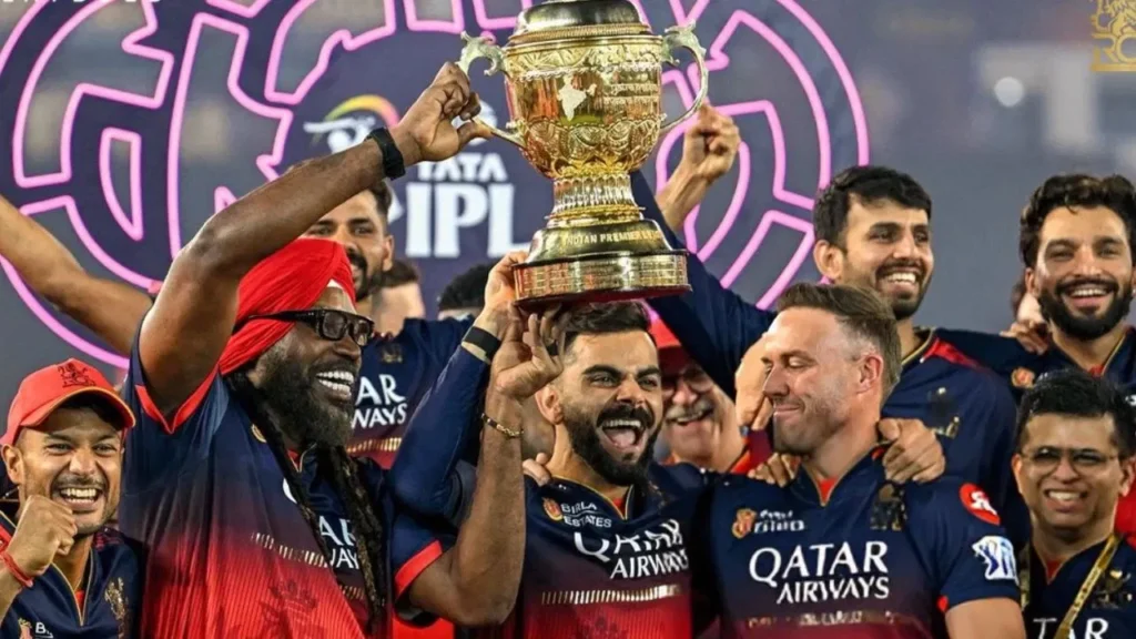 Watch: "Ee Saala Cup Namdu" – RCB greats Virat Kohli, AB de Villiers, Chris Gayle reunite after monumental IPL triumph