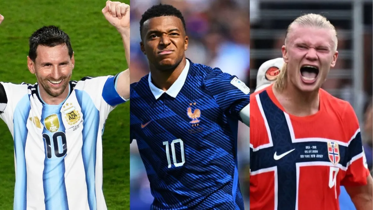 Kylian Mbappe celebrates after being named No. 1 in FIFA World Cup 2026 Power Rankings